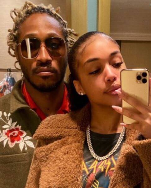 Prince Wilburn's father, Future with his girlfriend, Lori Harvey.
